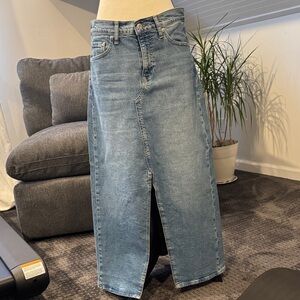 GAP Denim Pencil Skirt in Light Blue